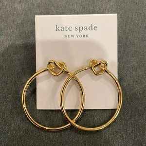 Kate Spade Gold Hoops